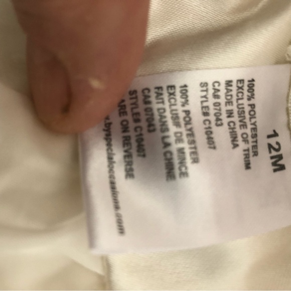 Elegant White Floral Dress - Picture 4 of 12